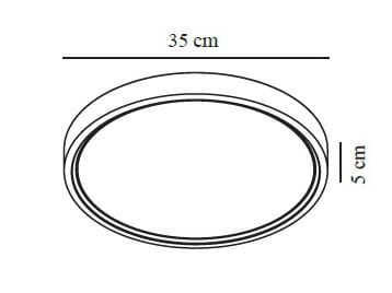Пластиковый светодиодный потолочный светильник Nordlux NOXY ARCH-00030702 - Вид №5