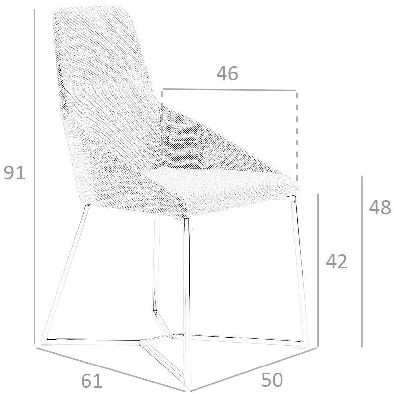 Angel Cerdá Стул из ткани New chair 4008 f3209 Angel Cerda - Вид №8