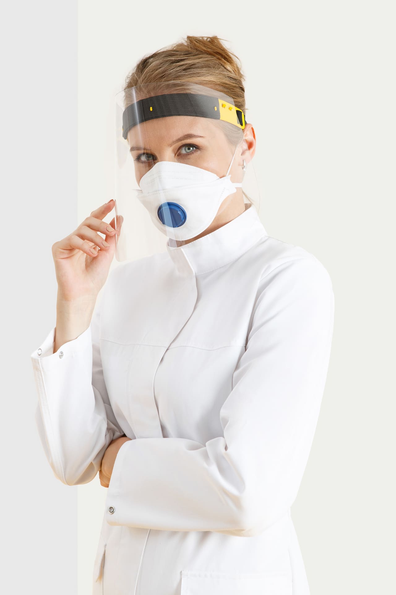 5038452 Халат Эйч-Лайн женский белый  Женская размер 48-50/170-176 Спецодежда  - Вид №5