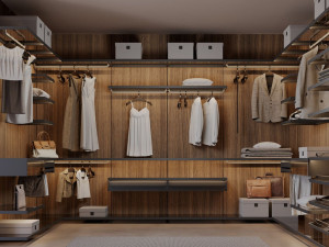 Модульная система для оснащения стен и гардеробных