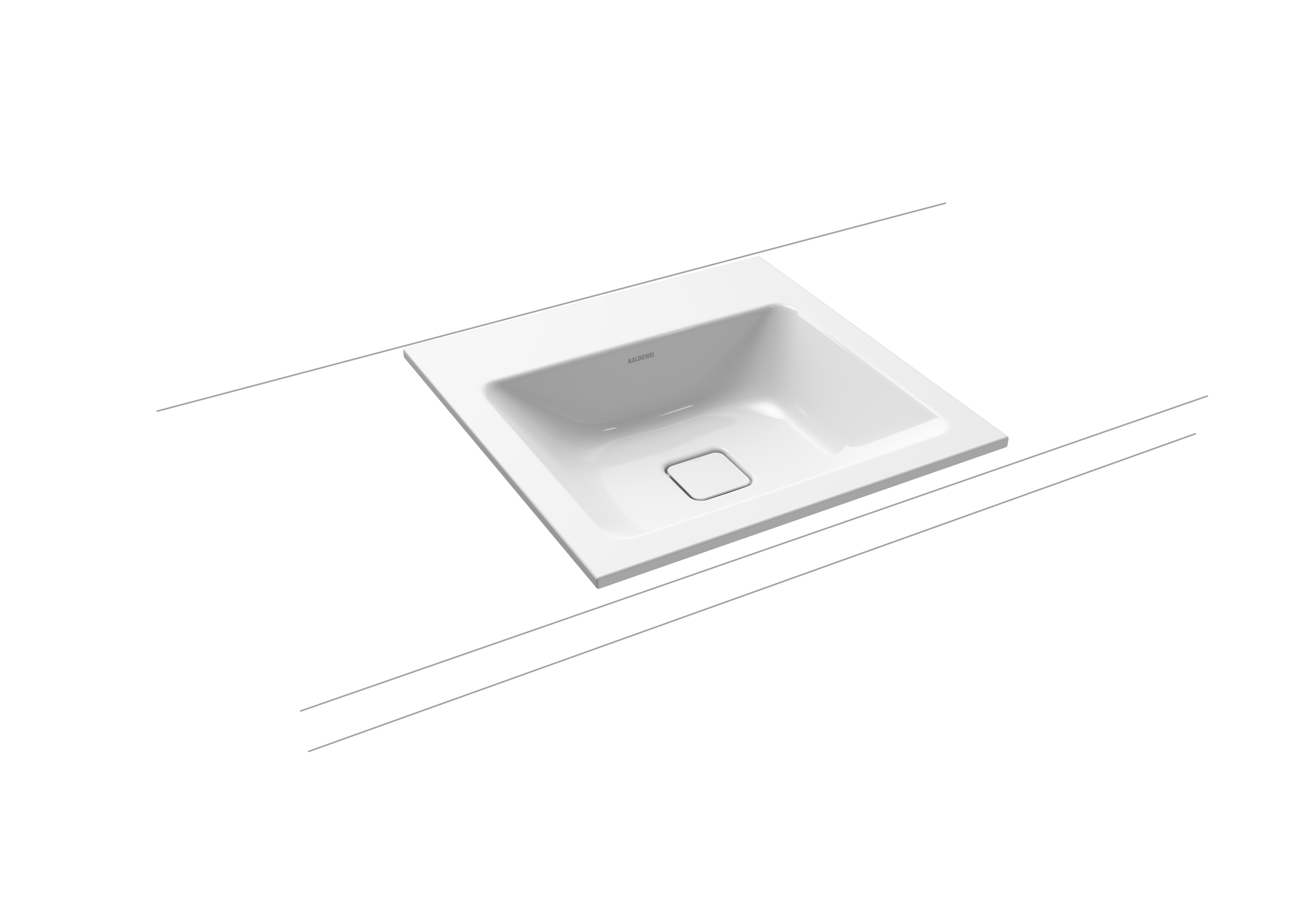 Умывальник KALDEWEI Сталь эмалированная 3080 178 черный 30803060178  - Вид №1