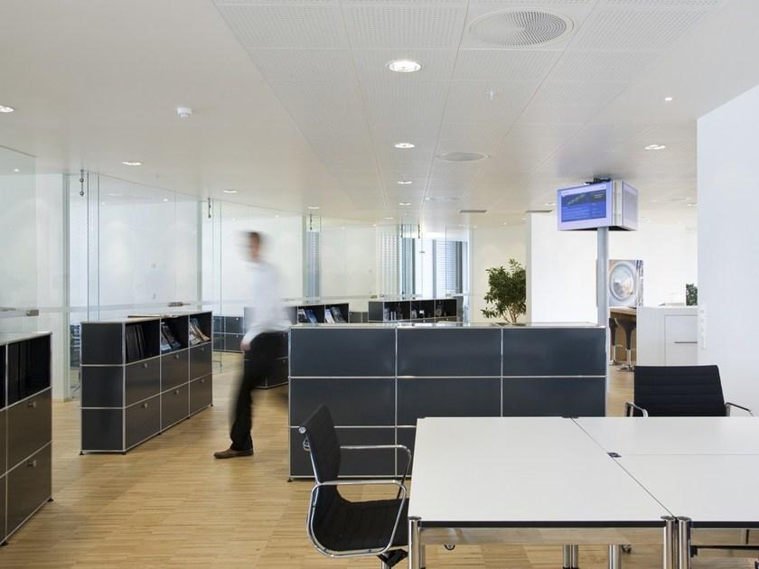 USM Низкомодульный офисный шкаф для хранения из металла Usm haller system sun-id-1380981 - Вид №26