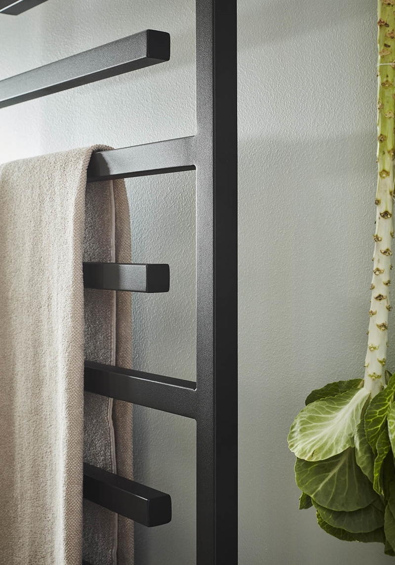 330110 Сушилка Для Полотенец Neo 600X1380 Anthracite Noro  Антрацитовый Серый  - Вид №2