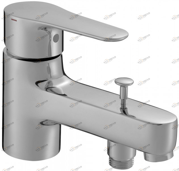 E16044-4-CP Однорычажный смеситель для ванны/душа на одно отверстие Jacobdelafon JULY Santreyd