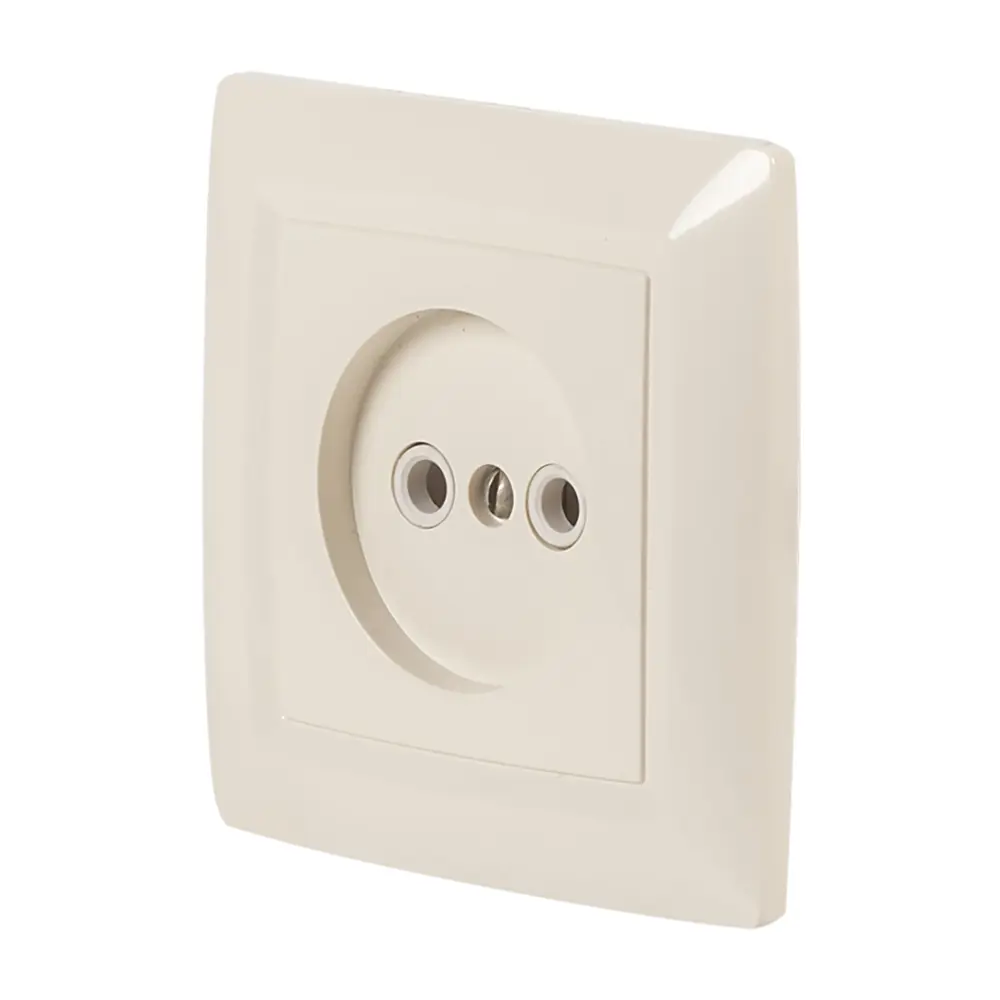 Розетка встраиваемая Reone без заземления, цвет бежевый STLM-2011464 - Вид №1