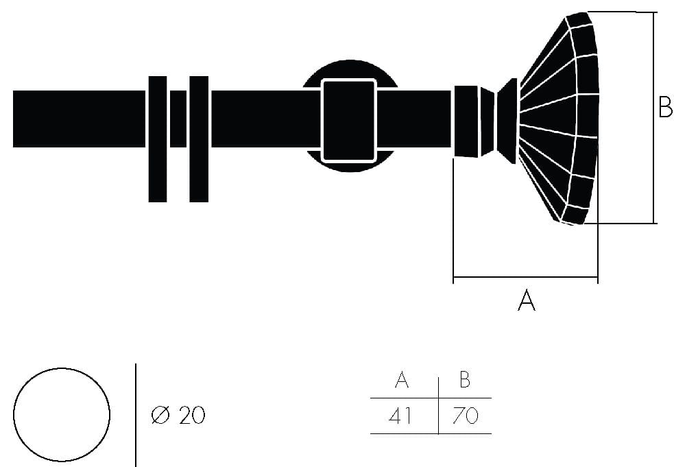 Карниз из нержавеющей стали Frandoli Brilliant ARCH-00092432 - Вид №4