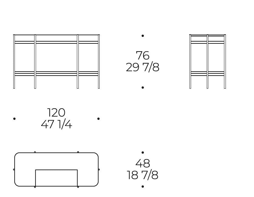 МДФ консоль / письменный стол Liu Jo Living Collection ARCH-00137005 - Вид №6