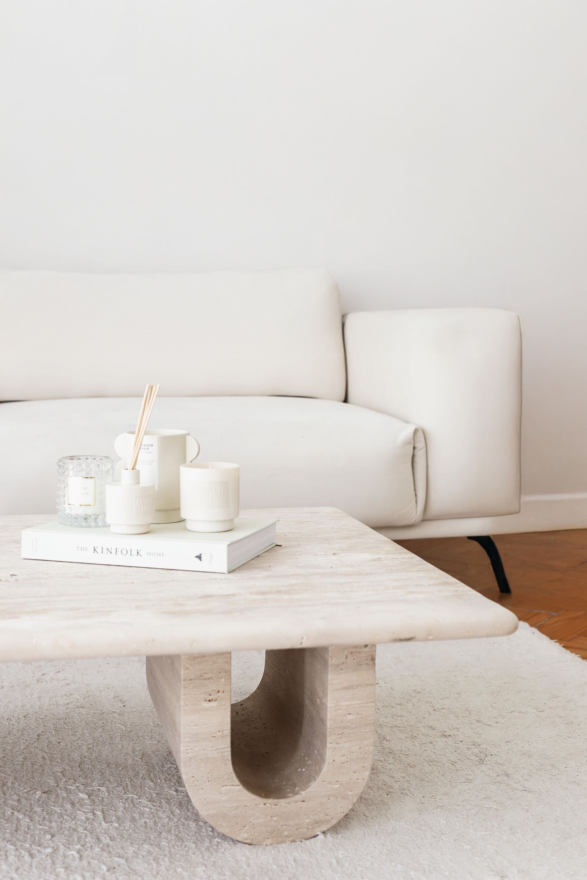 Низкий журнальный столик из травертина YET. Design Studio TONOZ ARCH-00140899 - Вид №3