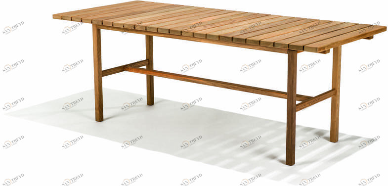 Skargaarden Прямоугольный садовый стол из тика Djurö sun-id-1504950