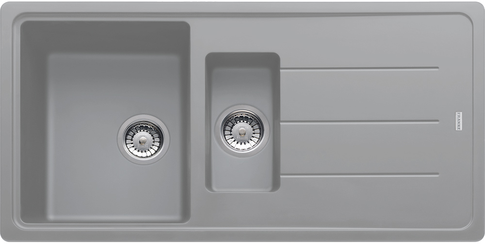 114.0259.965 Better, серия basis, fragranite, мойка bfg 651 серый камень стоп. Franke Franke Basis 