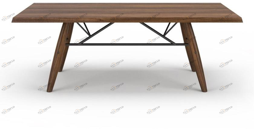 Huppé Прямоугольный обеденный стол из ореха Connection 6094/88/95/89/90-no HUPPE