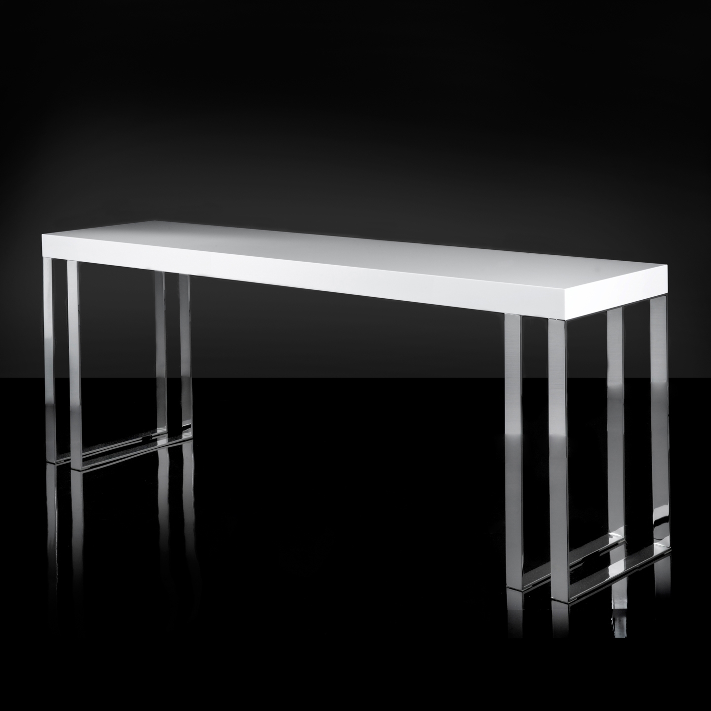 450093,9 ABHIKA КОНСОЛЬ ЛОФТ ОЗЕРО H100 250X60 BLACK 450093.9 - Вид №1