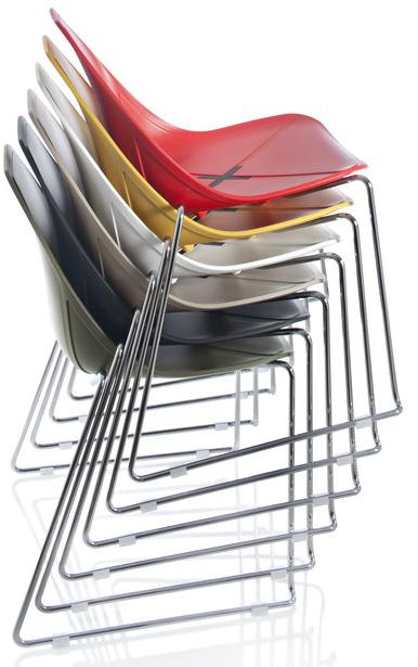 ALMA DESIGN Санный стул из полипропилена X chair 1081 - Вид №3