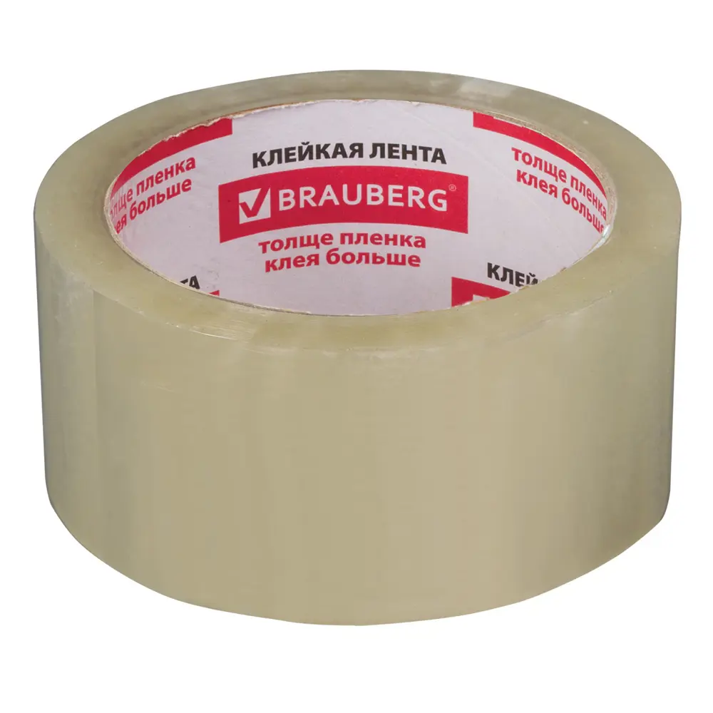 Лента клейкая упаковочная Brauberg 48 мм x 66 м цвет прозрачный Santreyd STLM-2034571