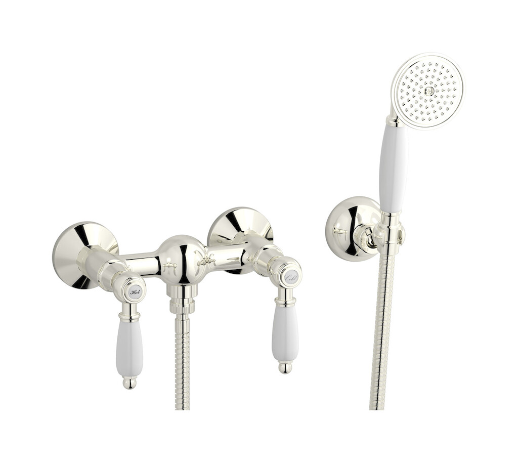 Встроенный смеситель для душа в комплекте с душевым гарнитуром. WE ARE IB hl350pl_2 Platinum Hermes