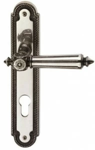 Pasini Ручка из латуни на пластине с накладкой Patrizio 2830