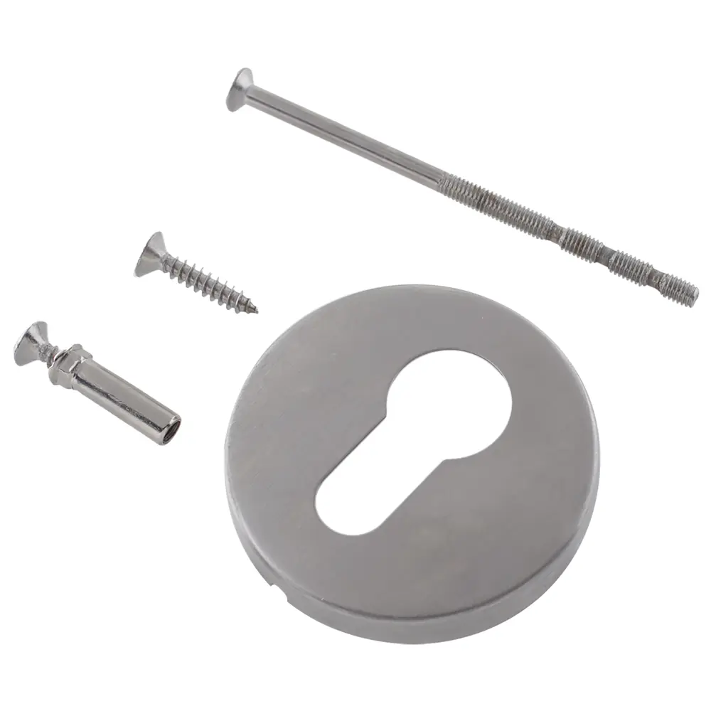 Накладка под евроцилиндр Apecs 9077 цвет нержавеющая сталь 2 шт STLM-2055281 - Вид №1