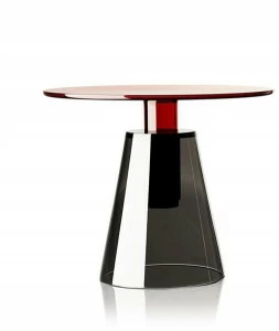 ENNE Круглый стеклянный журнальный столик