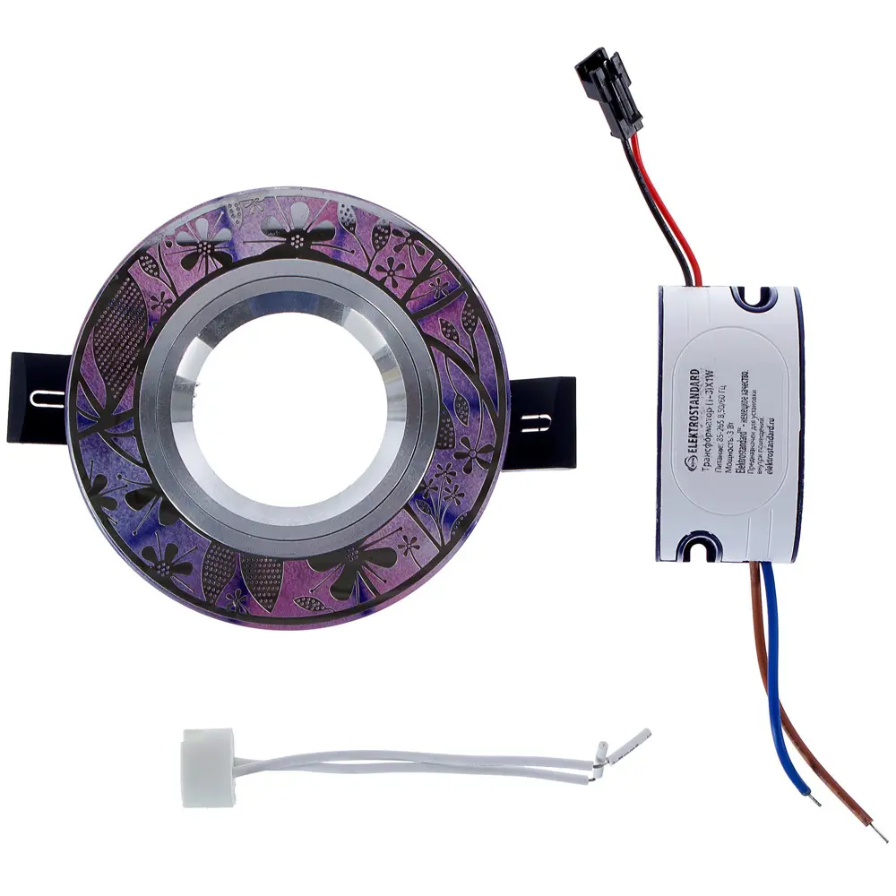 Спот встраиваемый Segreto, GU5.3, 50 Вт, цвет розовый Elektrostandard STLM-2205530 - Вид №2