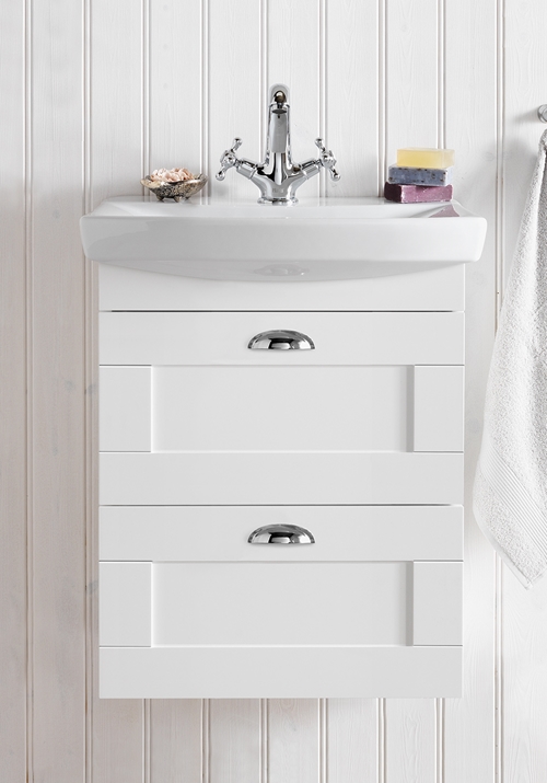 1751415 Life 500 M Шкаф Для Умывальника И Передняя Рама Ящика ... Hafa  Белый 