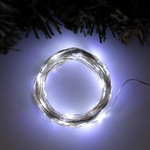90641842 Электрогирлянда комнатная Luazon lighting 5198353 роса 10 м 100 ламп бесцветный 1 режим работы STLM-0952965
