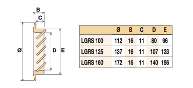 Деревянная вентиляционная решетка, дуб 110 Santreyd sun-id-683806 - Вид №2