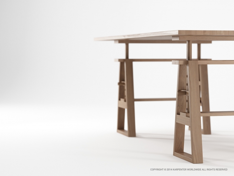 42_130 Обеденный стол Karpenter Trestle - Вид №3