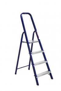 Стремянка стальная с алюминиевыми ступенями M 8304