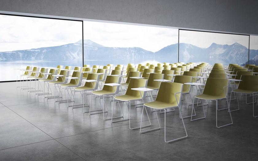 MDF Italia Сани стул для конференций из полипропилена с откидной крышкой Aïku sun-id-1477695 - Вид №3