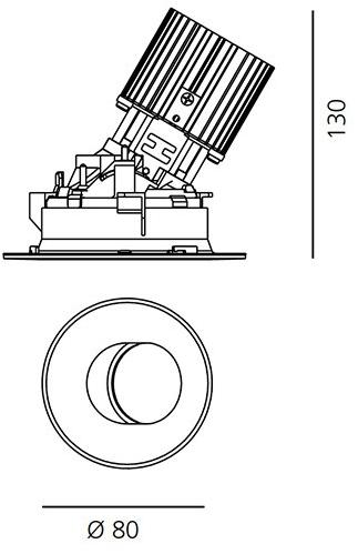 Artemide Регулируемый светодиодный светильник из алюминия sun-id-1405264 - Вид №8