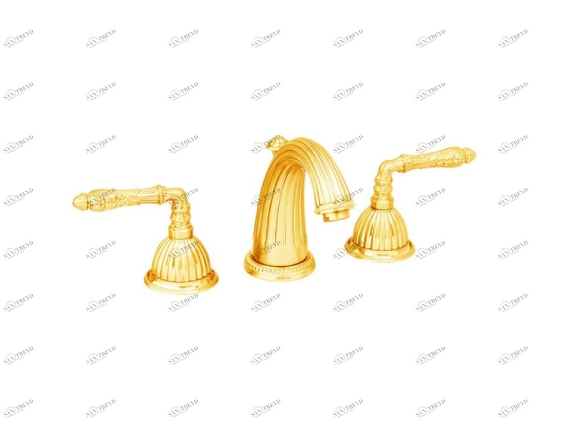 033001.A00.72 Набор для раковины с тремя отверстиями Окисленная медь Mestre Artica