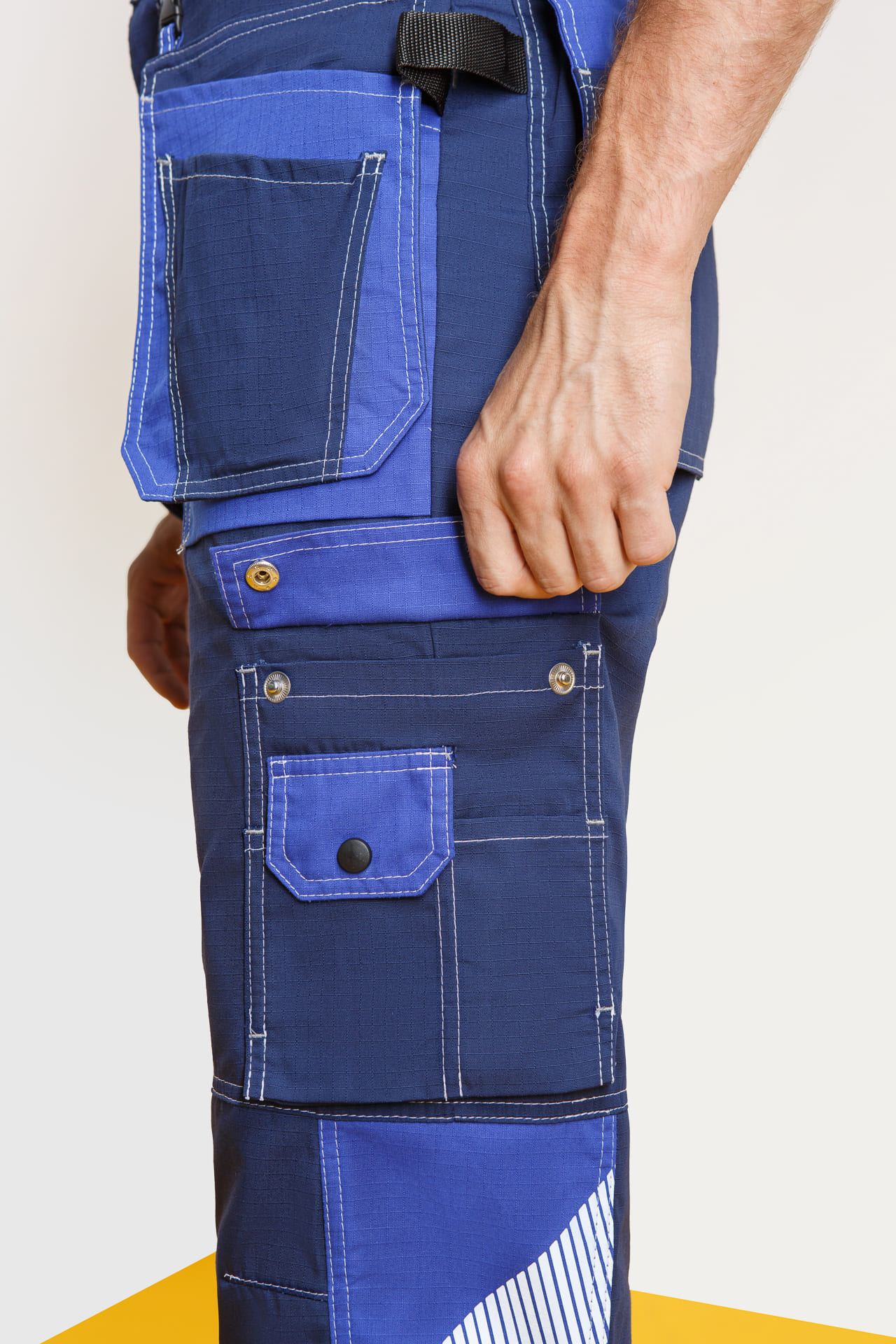 68811 Костюм "Прогресс" темно-синий с васильком  Летняя спецодежда  размер 56-58/182-188  - Вид №15