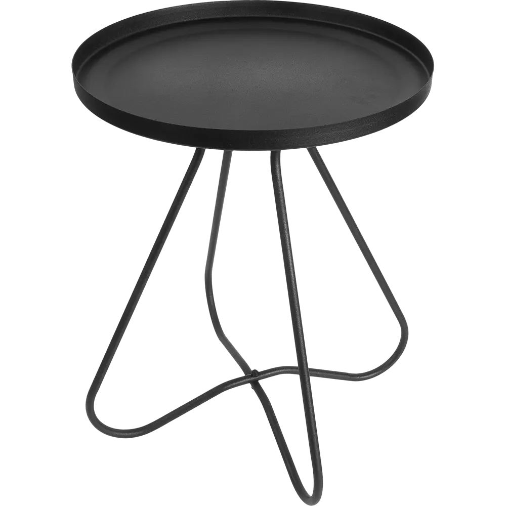 Столик кофейный Sheffilton круг 40x40 см черный STLM-2003684