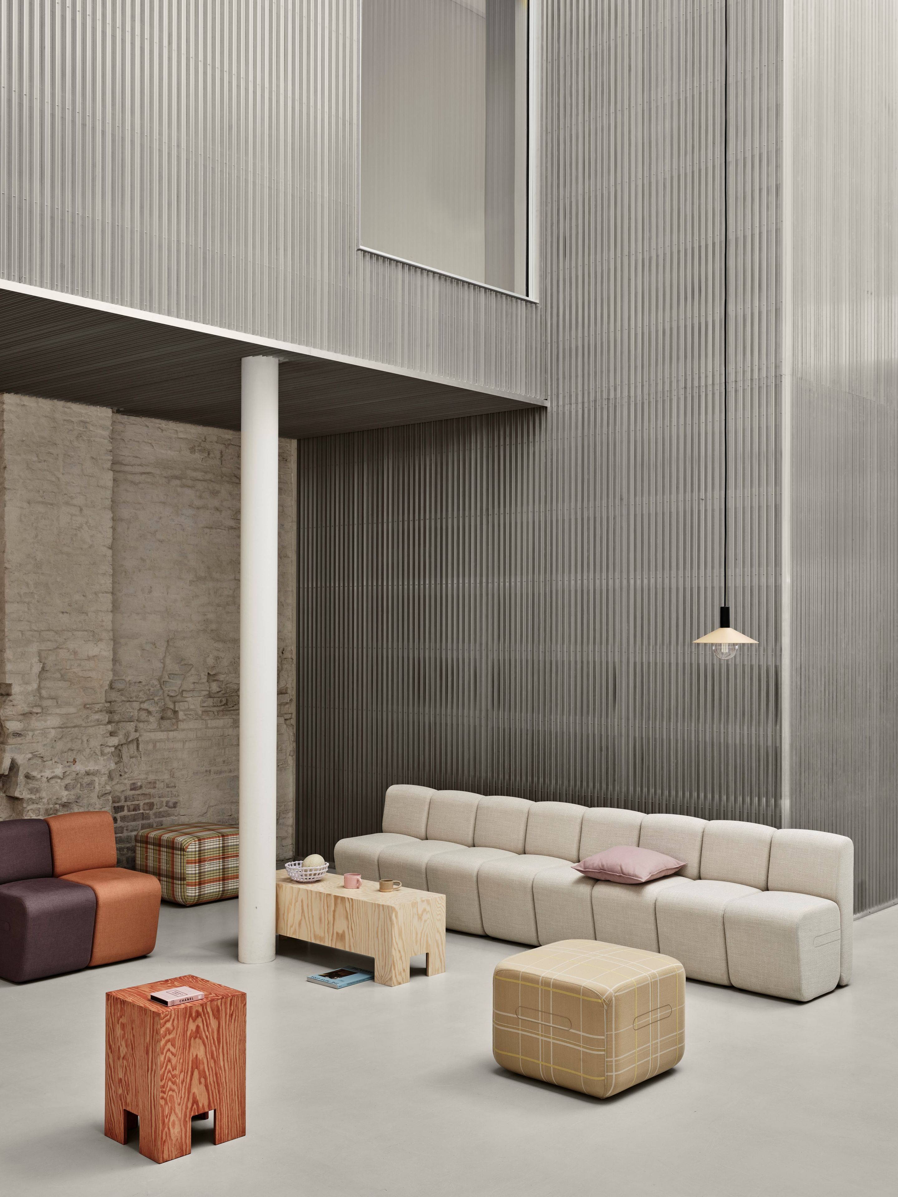 Квадратный пуф из ткани Bla Station ARCH-00129486 - Вид №26