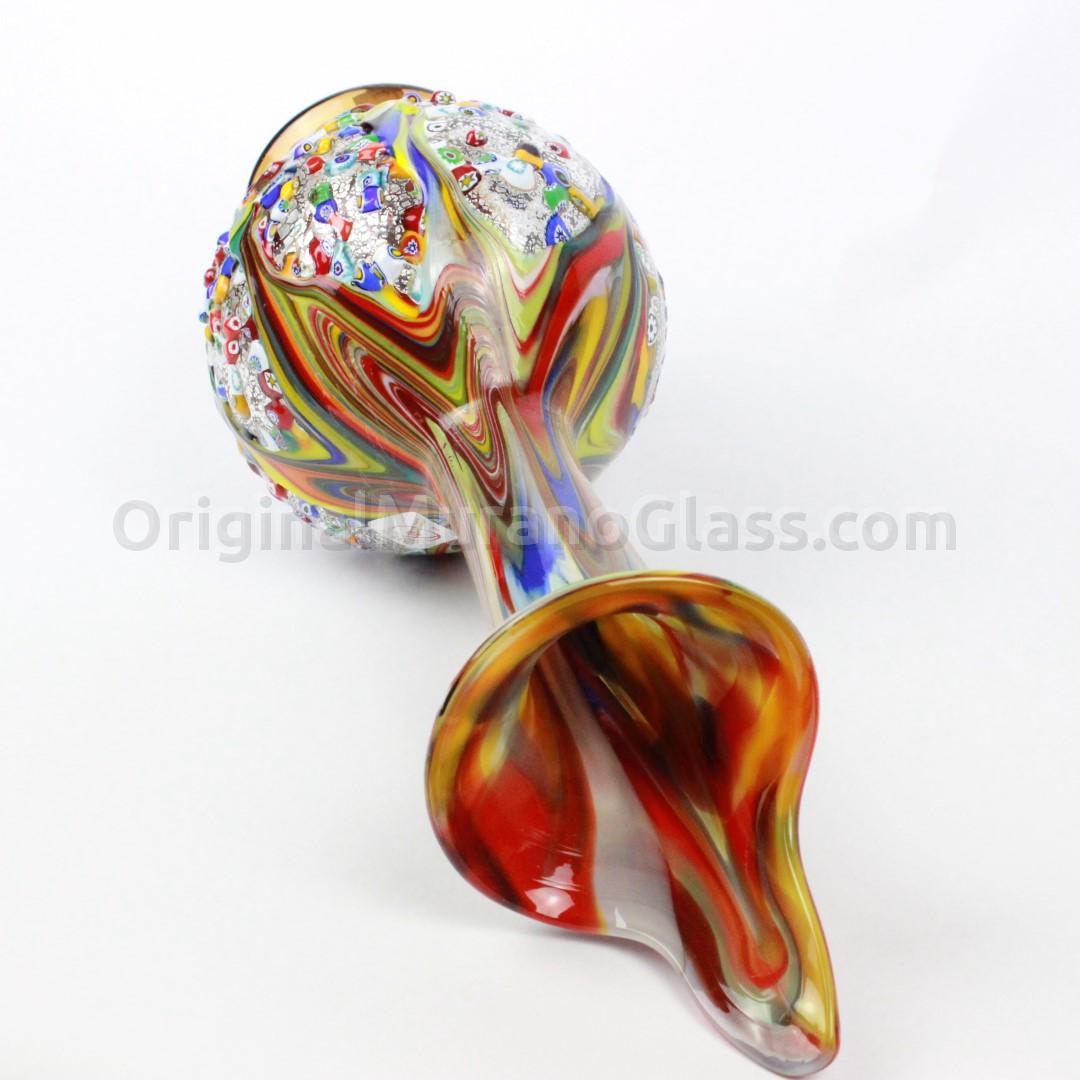 599 ORIGINALMURANOGLASS Ваза с клювом - Фиамма - муранское стекло OMG 13 см  - Вид №1