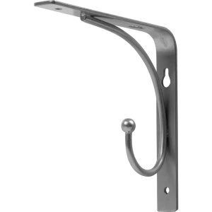 Кронштейн Сван 15х15 см нагрузка до 20 кг цвет шампань