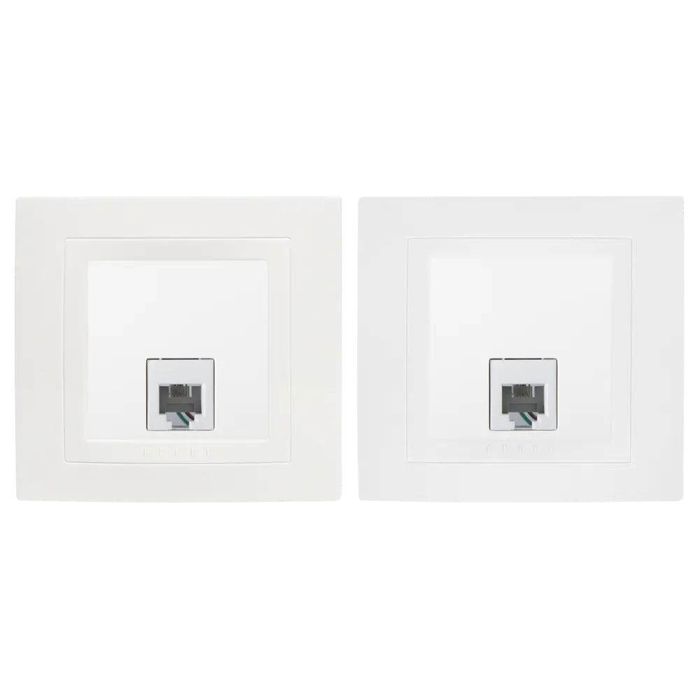 Телефонная розетка встраиваемая Systeme Electric Unica RJ11, цвет бежевый STLM-2069368 - Вид №2
