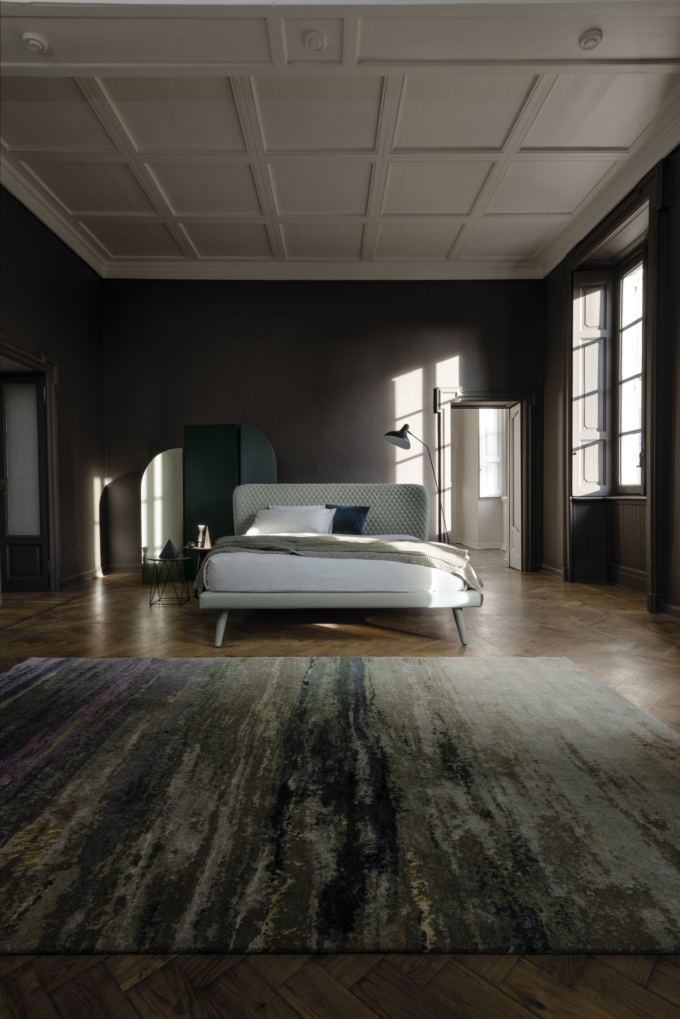 Двуспальная кровать из ткани Bolzan Corolle ARCH-00024236 - Вид №7