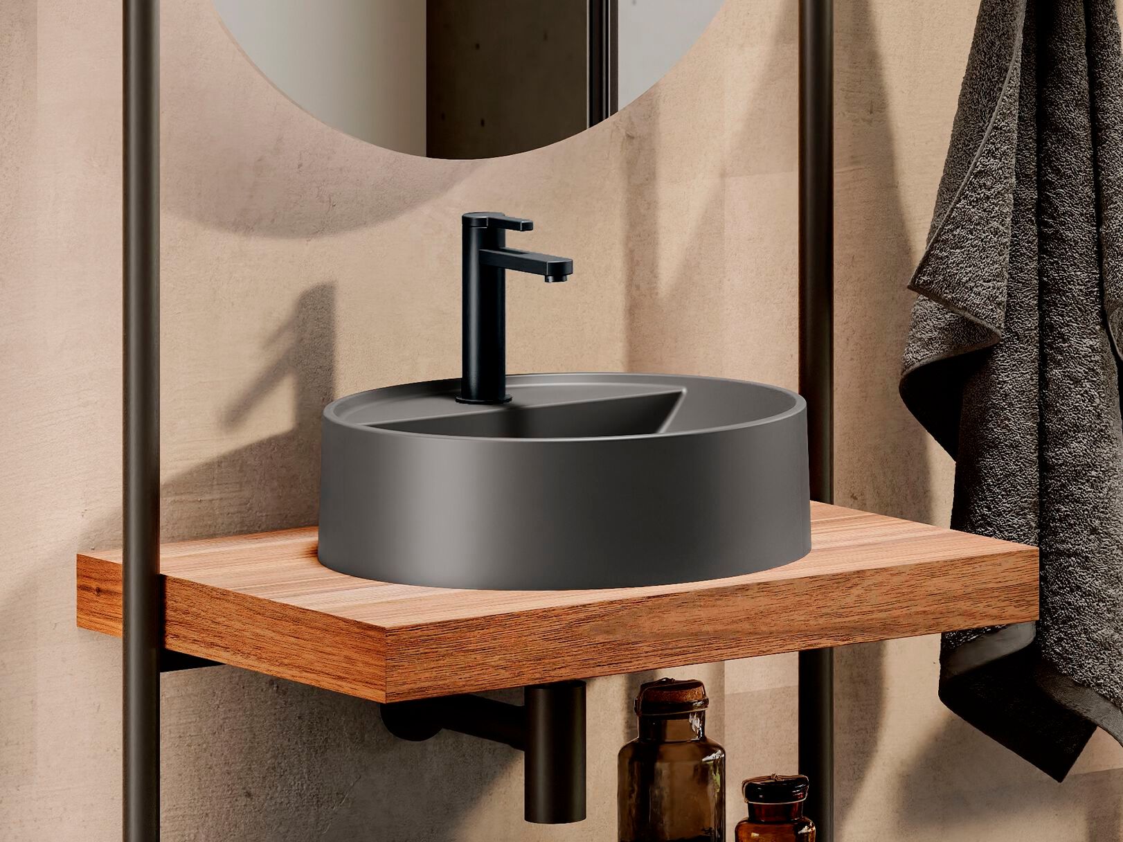 Круглый умывальник Duratek Elleci Bath ARCH-00048234