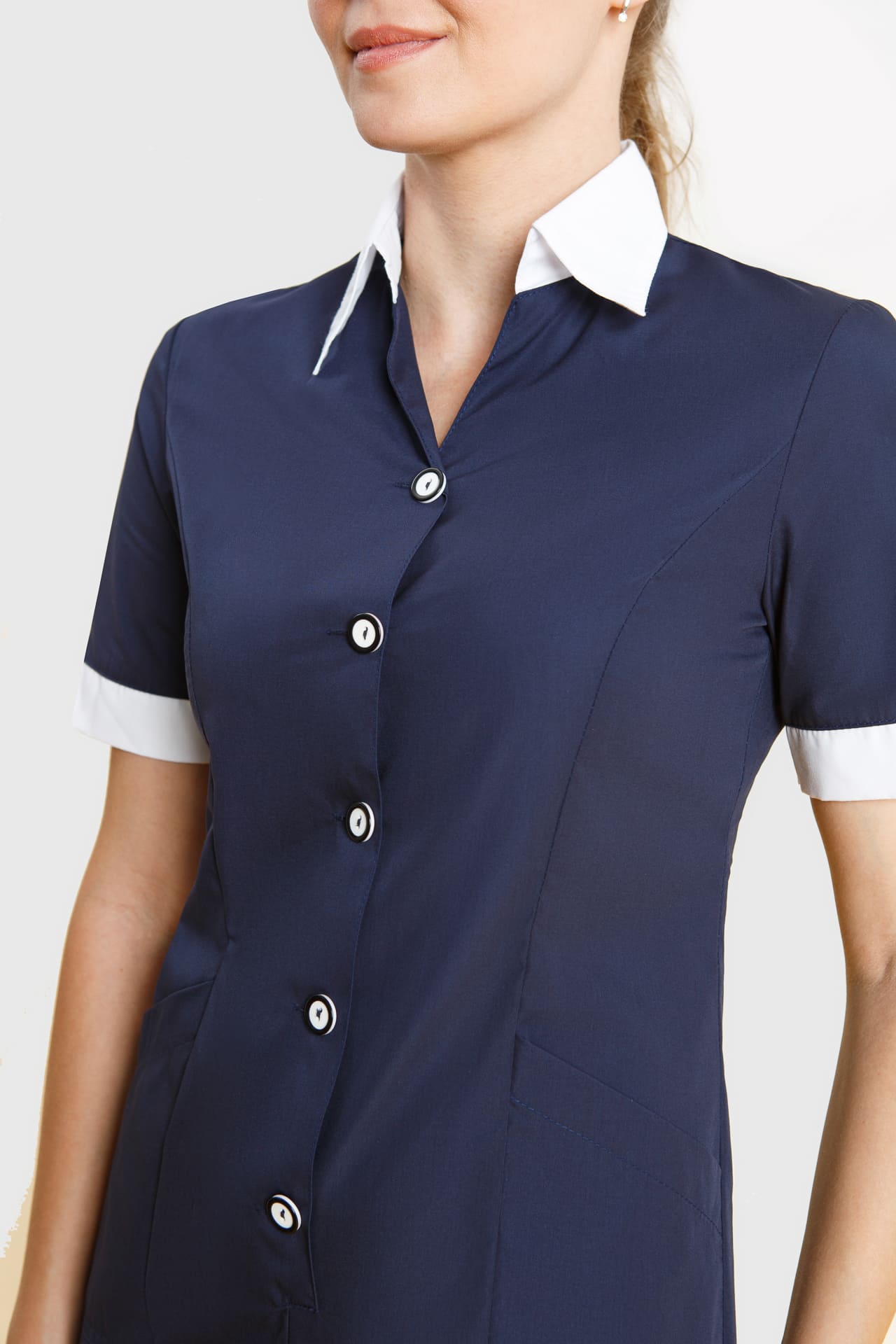 63433 Комплект NAVY (темно-синий) GRACE  Одежда для обслуживающего персонала  размер 48 (L)  - Вид №7