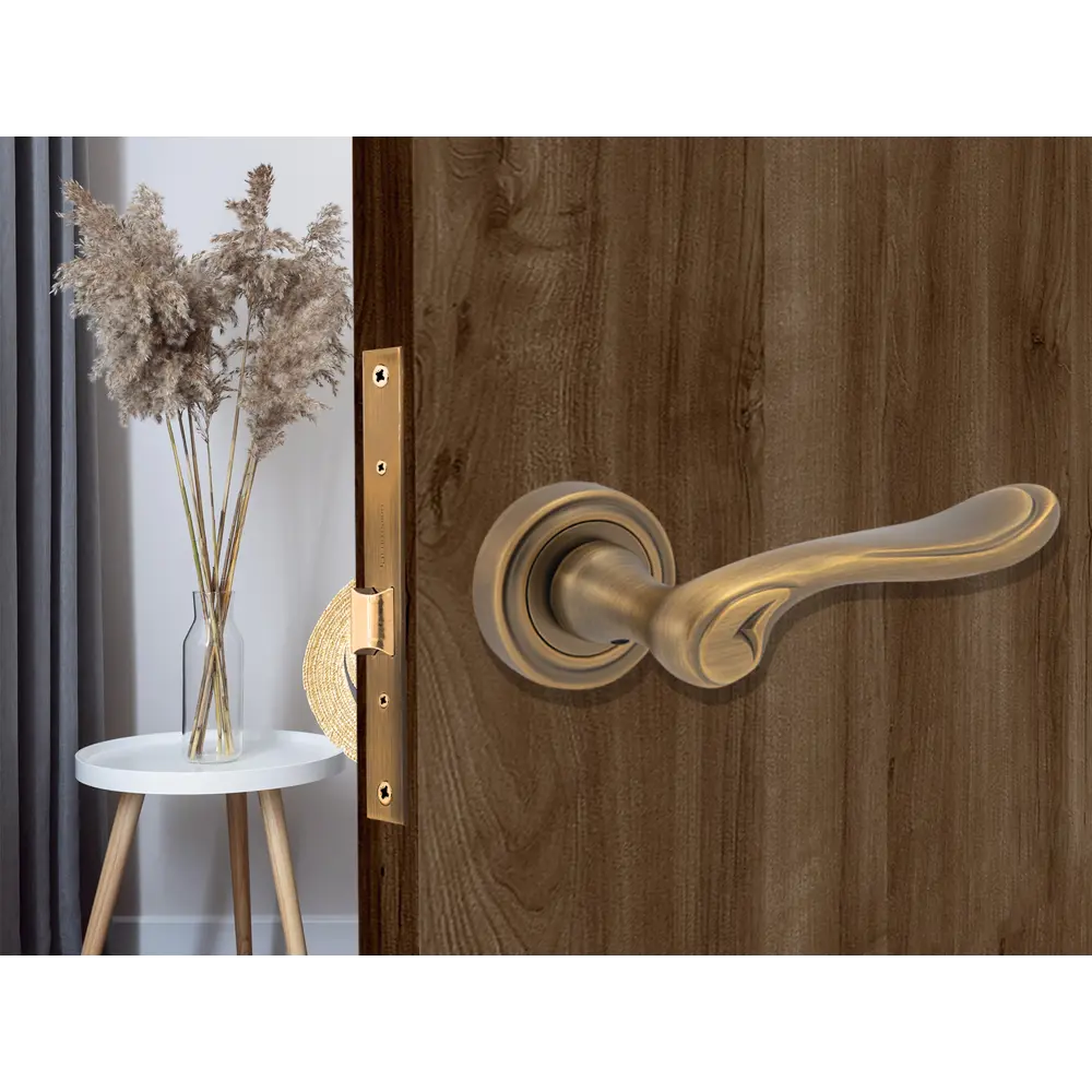 Дверные ручки Фабрика замков Chambord, без запирания, цвет кофе STLM-2053276 - Вид №5