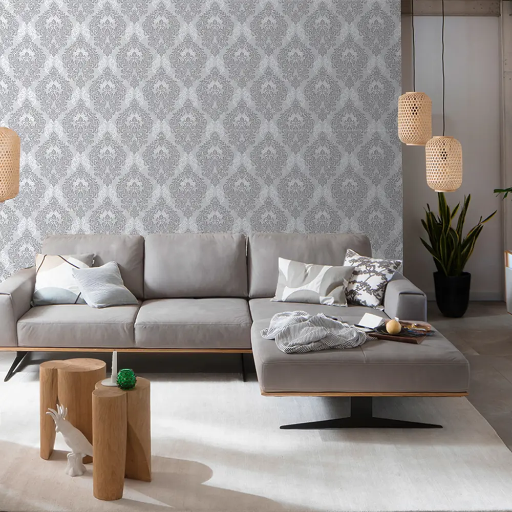 Обои флизелиновые Impuls светло-серые 1.06x10 м 168517-29 SOLO Impulse STLM-2016819 - Вид №2