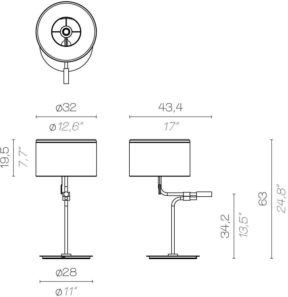Contardi Светодиодная настольная лампа Josephine sun-id-1421016 - Вид №6