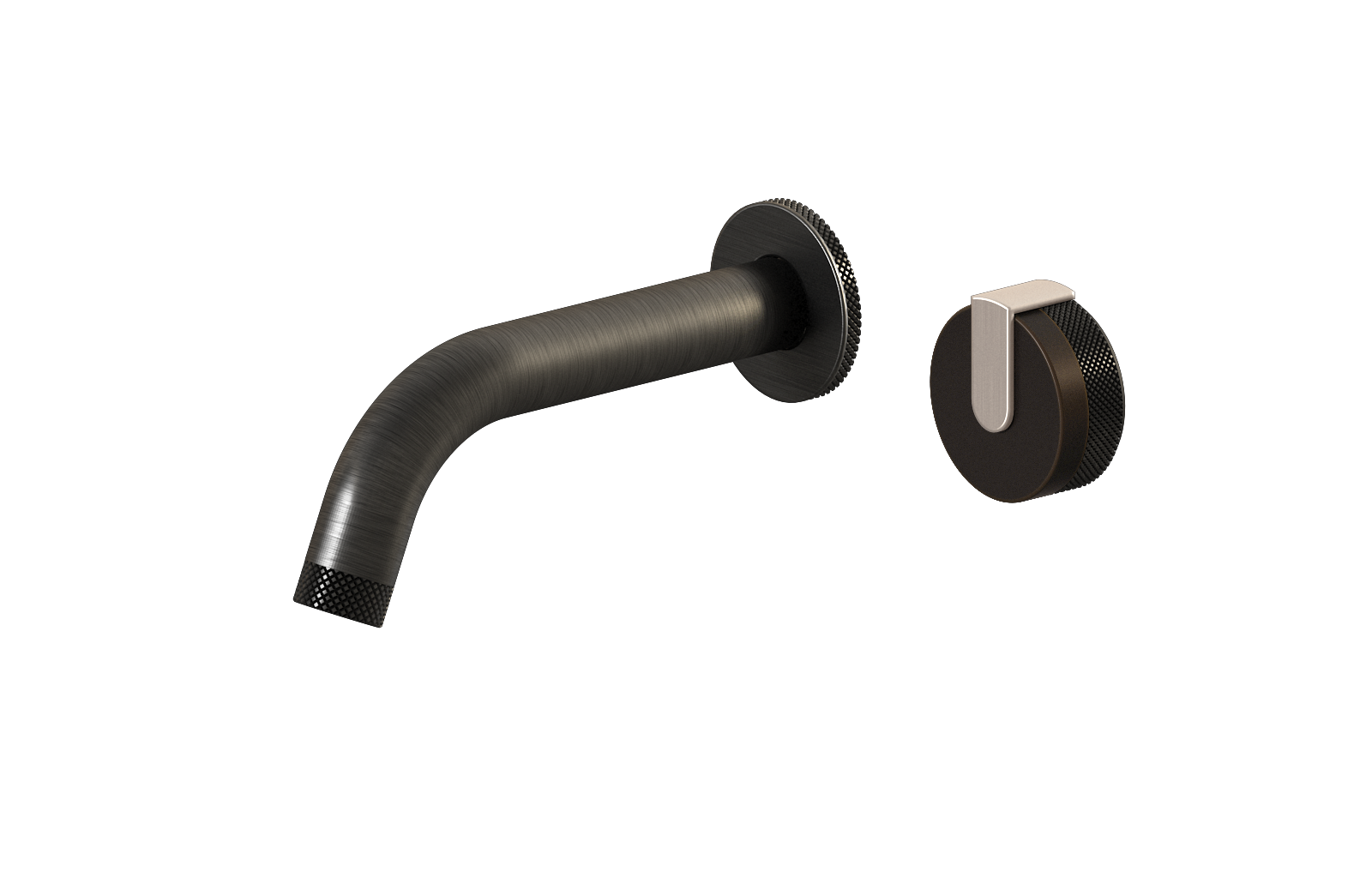 E-11535-R1OB-L1SN-BOX Настенный прогрессивный смеситель скрытого монтажа для раковины GRAFF MOD+