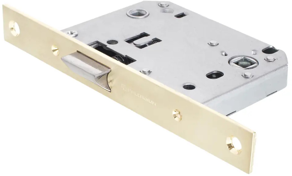10177985 Защелка межкомнатная 170 PB GP, 70мм, сталь/ЦАМ, цвет золото STLM-0000318