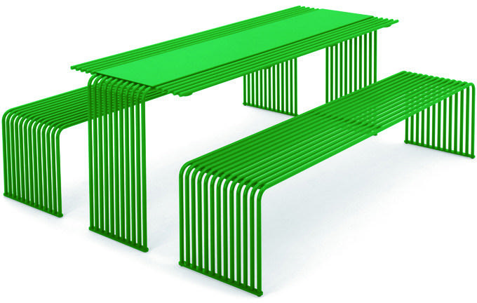 Urbantime Прямоугольный стол для общественных мест из металла Zeroquindici.015 sun-id-1418558 - Вид №1