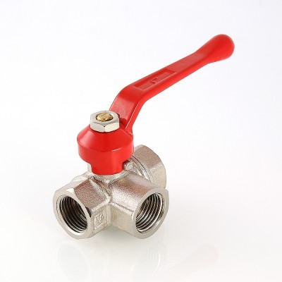 VT.360.N.04 Кран шаровой трехходовой, тип L Valtec 1/2"  - Вид №7