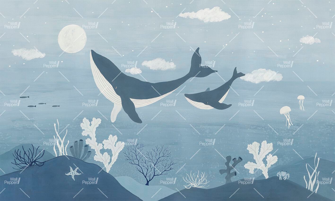 Carta da parati PVC free, eco-friendly, lavabile WallPepper IN FONDO AL MAR ARCH-00147240 - Вид №1