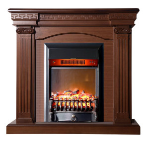 90725360 Афина очаг Fobos Black (BLT-999B-5/Black) 1700Вт цвет темный дуб Каминокомплект STLM-0356973 INTER FLAME