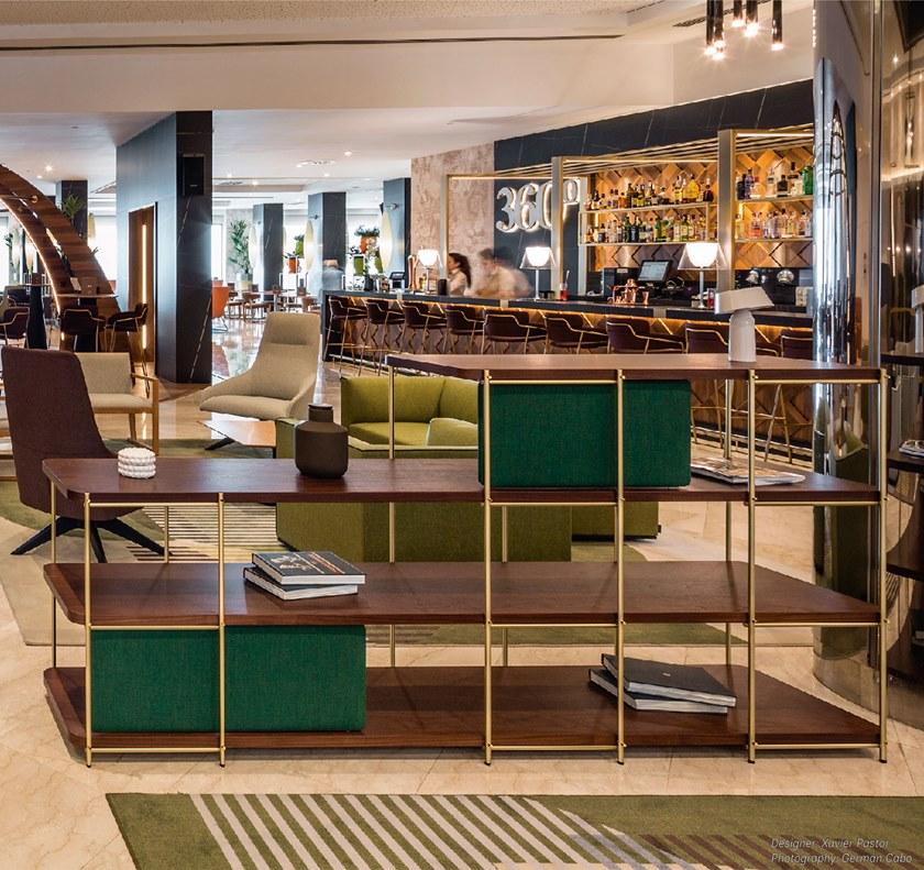 Momocca Самонесущий двухсторонний книжный шкаф Julia Ja01 - Вид №4